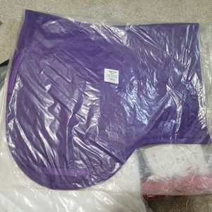 High point dressage saddle pad purple